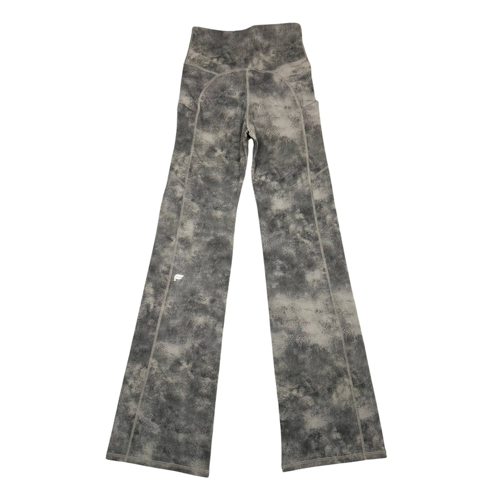 Fabletics Cold Weather High Waisted Mini Flare Leggings Onyx Smudge Small NWT